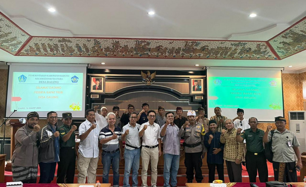Kegiatan Rapat Koordinasi FKUB (Forum Kerukunan Umat Beragama) Desa Dalung